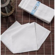 Hepsine Rakip Teksin El Yüz Cep Mendili Beyaz 12 Li Paket 36X36 cm Tm Beyaz