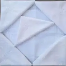 Çiçek Işlemeli 6 Lı Bayan Beyaz Mendili 28X28 cm %100 Pamuk