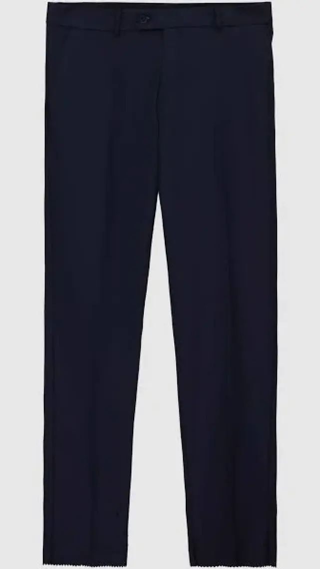 Slim Fit Lacivert Mono Yaka Tek Yırtmaçlı Astarlı Takim Elbise Yelekli 4HFY5ORT01599