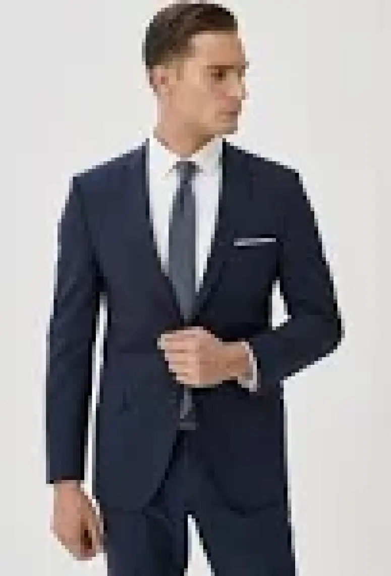 ALTINYILDIZ CLASSICS Erkek Lacivert Slim Fit Dar Kesim Mono Yaka Takım Elbise