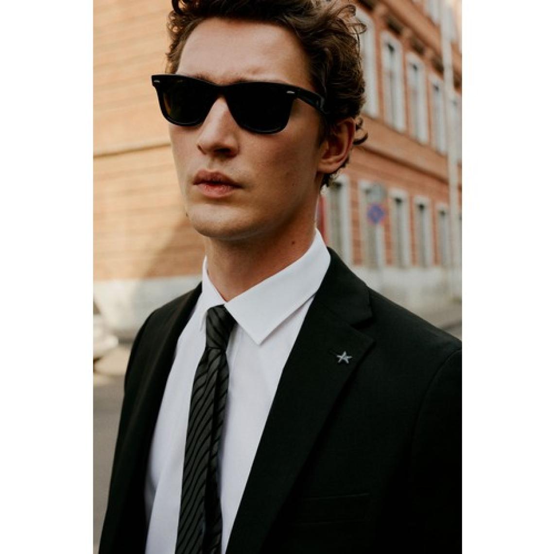 Altınyıldız Classics Erkek Siyah Slim Fit Dar Kesim Mono Yaka Takım Elbise