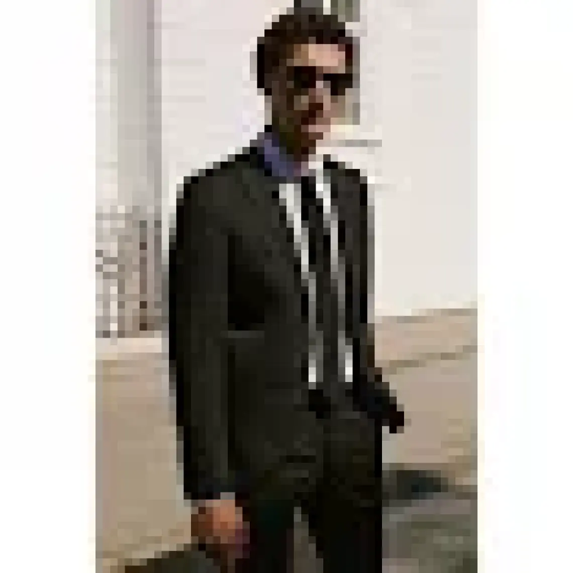 ALTINYILDIZ CLASSICS Erkek Siyah Ekstra Slim Fit Dar Kesim Kırlangıç Yaka Takım Elbise