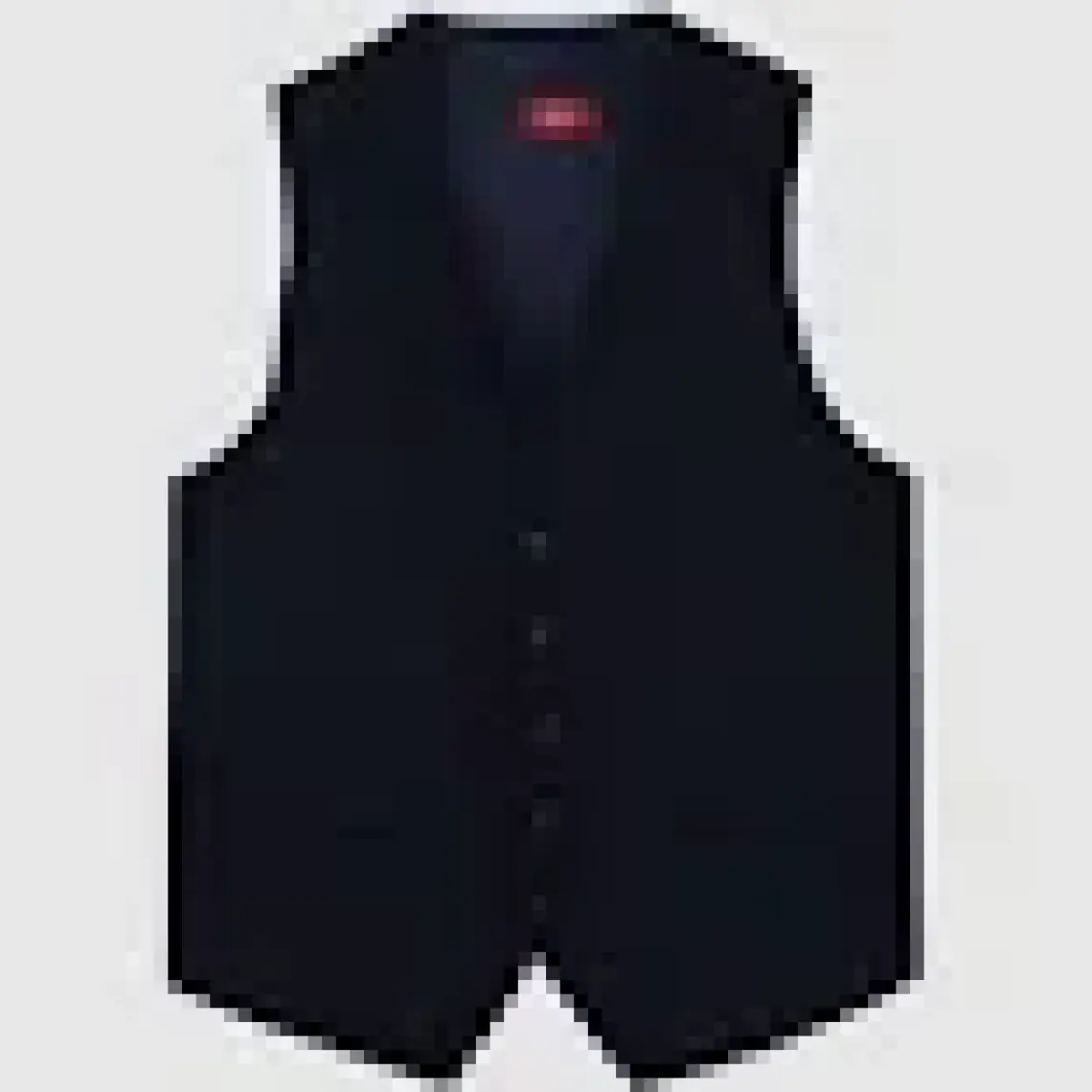 Slim Fit Lacivert Mono Yaka Tek Yırtmaçlı Astarlı Takim Elbise Yelekli 4HFY5ORT01599