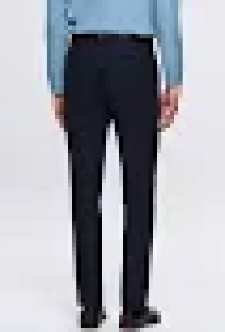 Slim Fit Lacivert Mono Yaka Tek Yırtmaçlı Astarlı Takim Elbise Yelekli 4HFY5ORT01599