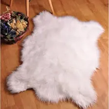 Tappeto  Soft Peluş Kuzu Postu Beyaz