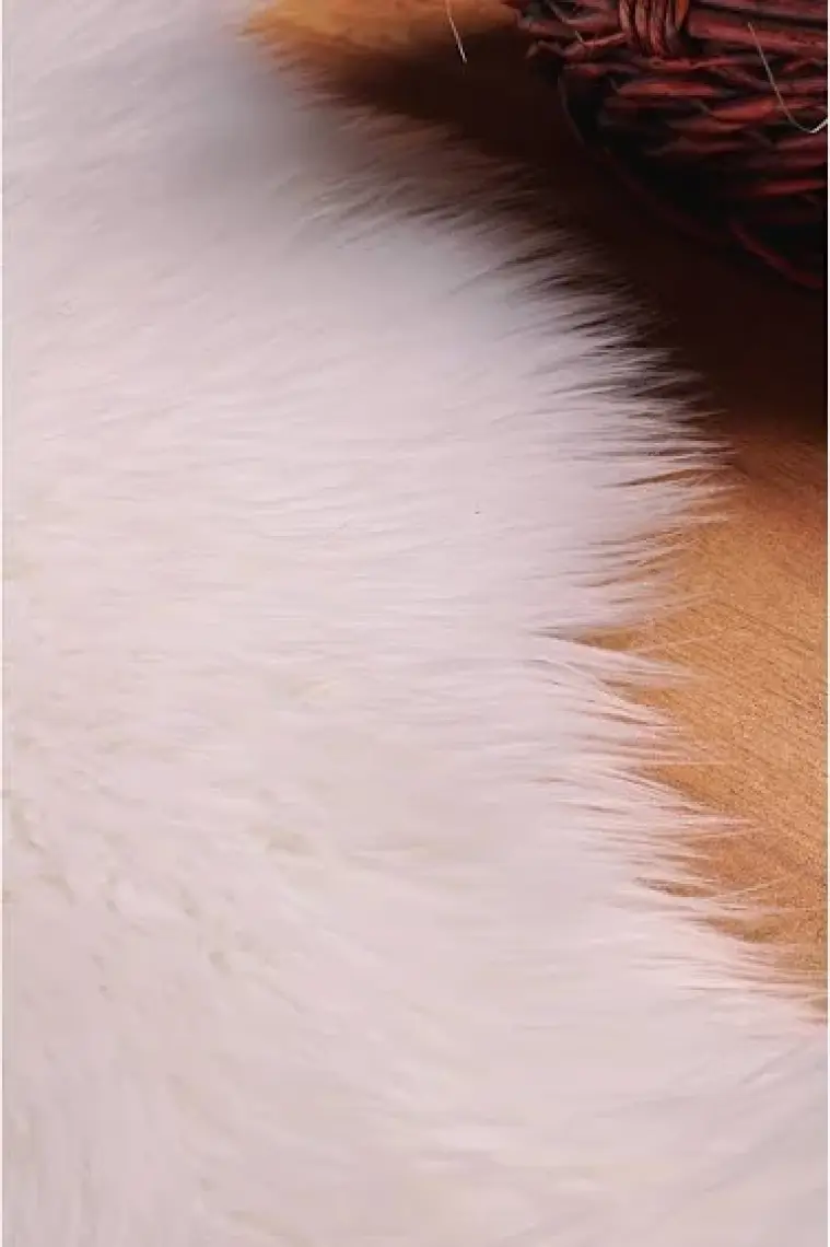 Tappeto  Soft Peluş Kuzu Postu Beyaz