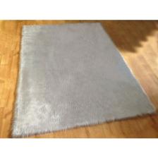 Tappeto Kuzu Kürkü Dekoratif  Post Halı Gri - 80X150