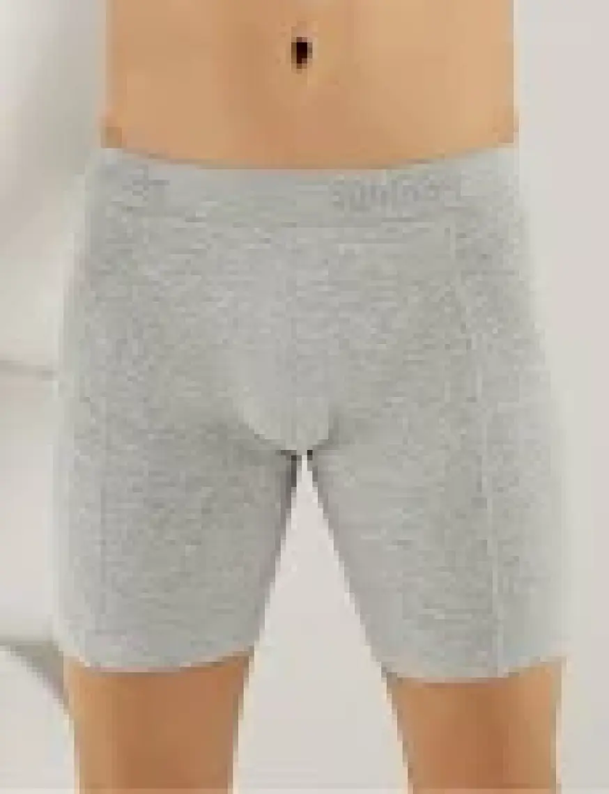 Şahinler Likralı Uzun Boxer Gri ME114