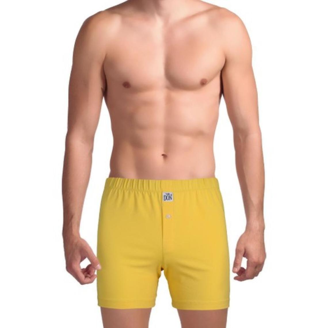 The Don Traditional Uzun Paçalı Erkek Boxer Sarı Renk