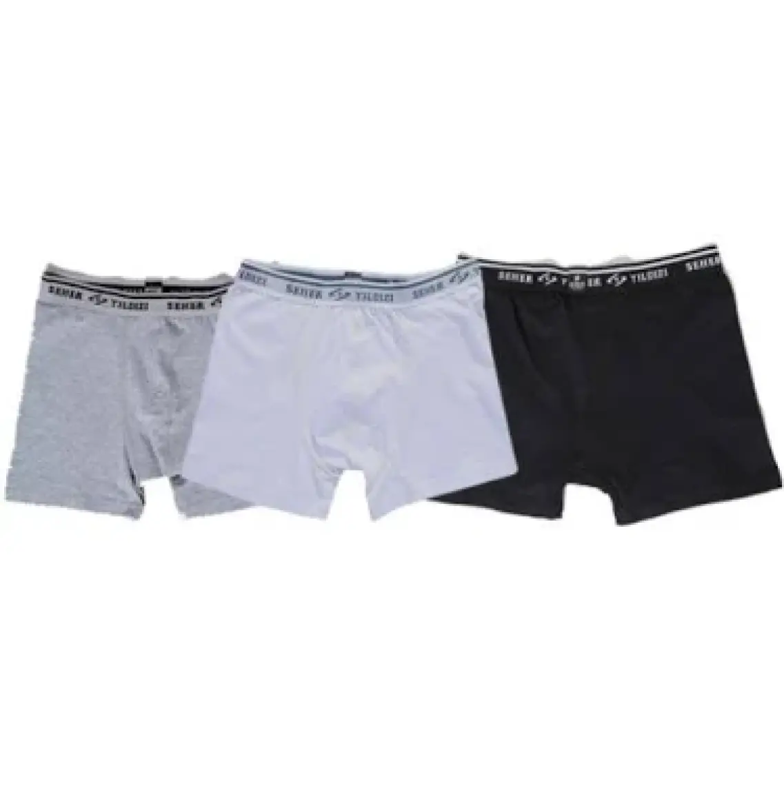 Seher Yıldızı Seher Yıldız 0060 Erkek Elestan Boxer Siyah