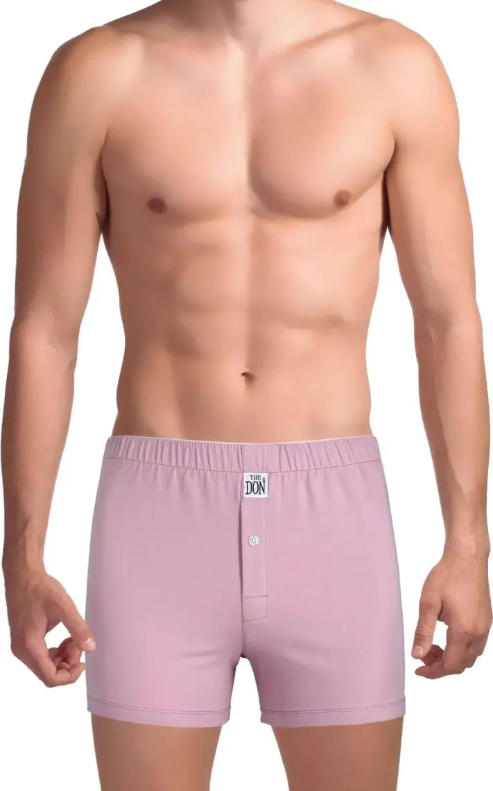 TheDON Pembe Jersey Penye Örme Boxer