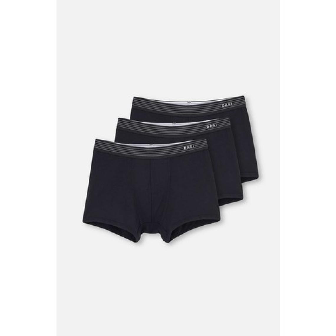 Dagi Siyah D4210 Mıcromodal Boxer 3'lü
