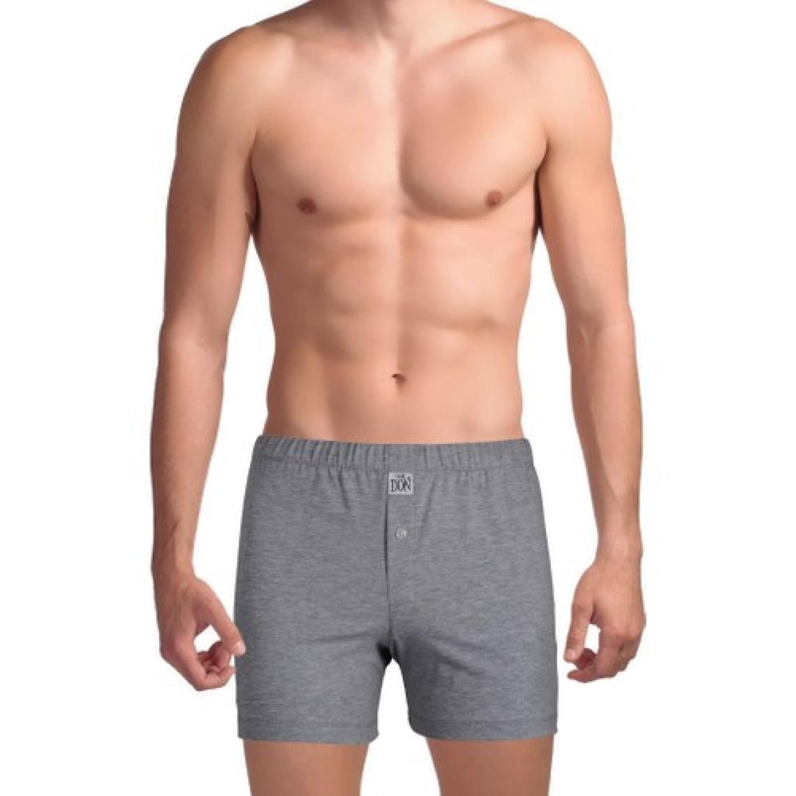 The Don Traditional Uzun Paçalı Erkek Boxer Gri Renk