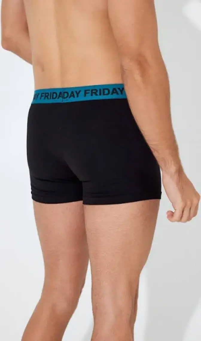 Koton 3'lü Boxer Seti Slogan Baskılı