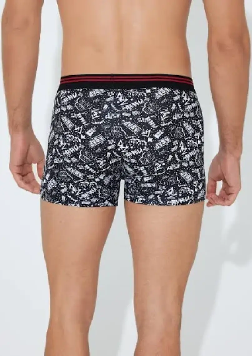 Koton 3'lü Boxer Seti Desenli Pamuklu