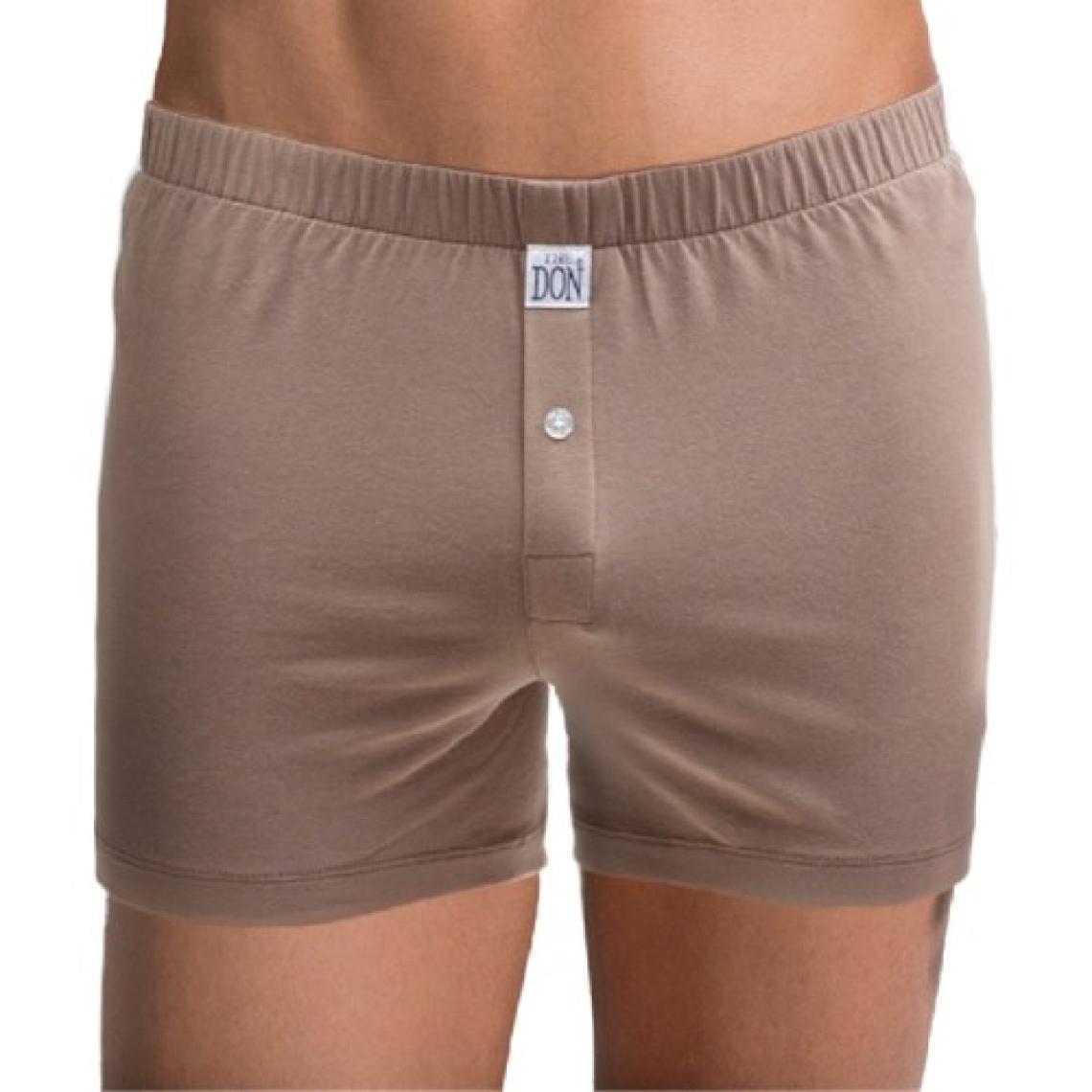 TheDON Kahverengi Jersey Penye Örme Boxer