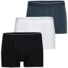 BLACKSPADE 9670 ERKEK TENDER COTTON SHORTY 3 LÜ BEYAZ-SİYAH-ANTRASİT BOXER