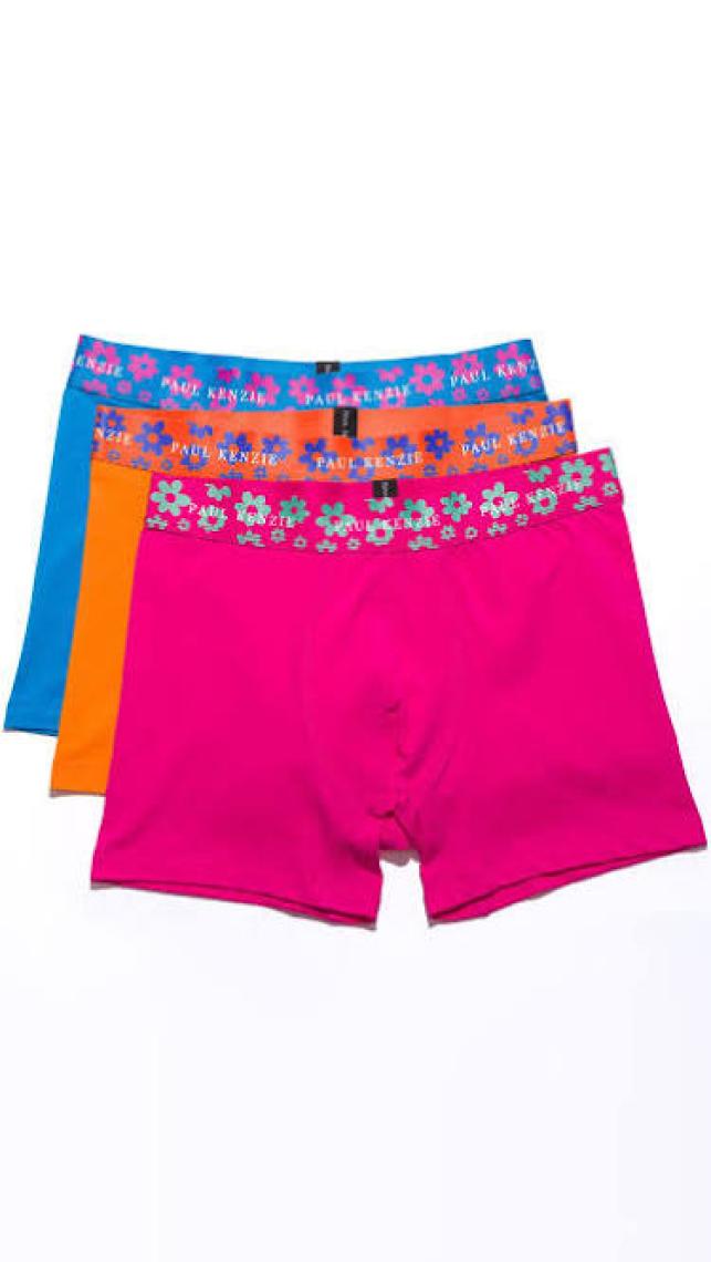 Paul Kenzie 3'lü Erkek Boxer Comfort Flex - Floral