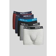 Altınyıldız Classics Erkek Çok Renkli 5'li Pamuklu Esnek Boxer Paketi