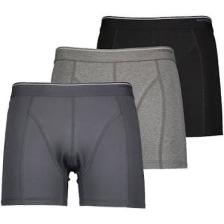 BLACKSPADE 9673 ERKEK TENDER COTTON 3 LÜ GRİ-KIRMIZI-LACİVERT BOXER