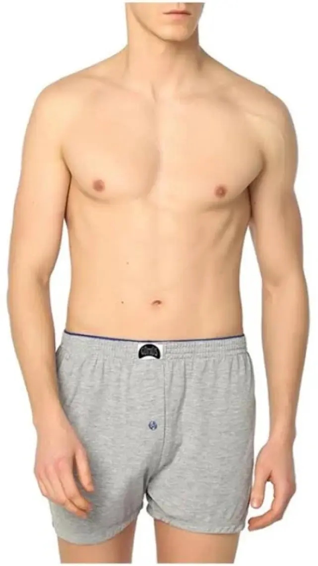 Gümüş Erkek Havlu Bel Pamuklu Boxer 4020 - 6 Adet