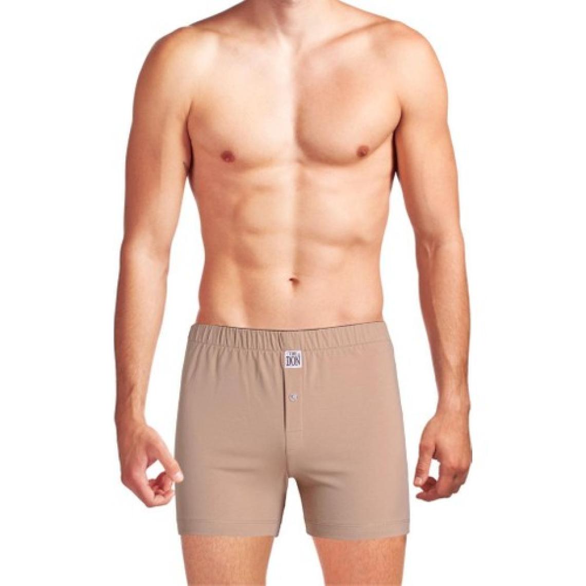 The Don Organik Pamuk Erkek Boxer Bej Renk