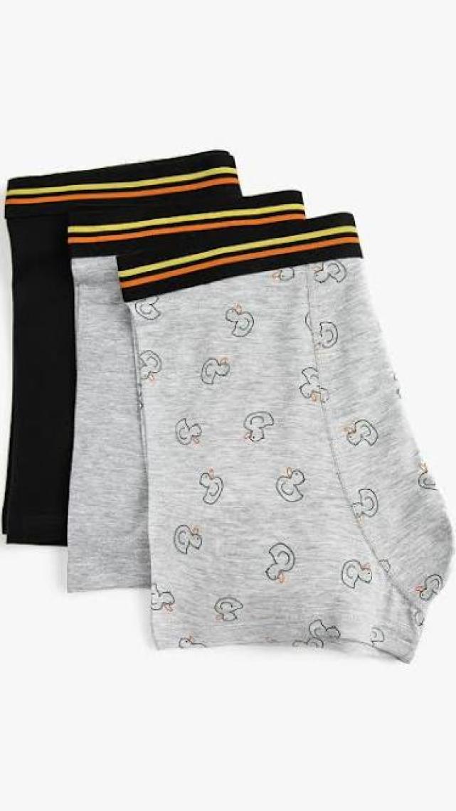 Koton 3'lü Boxer Seti Ördek Baskılı