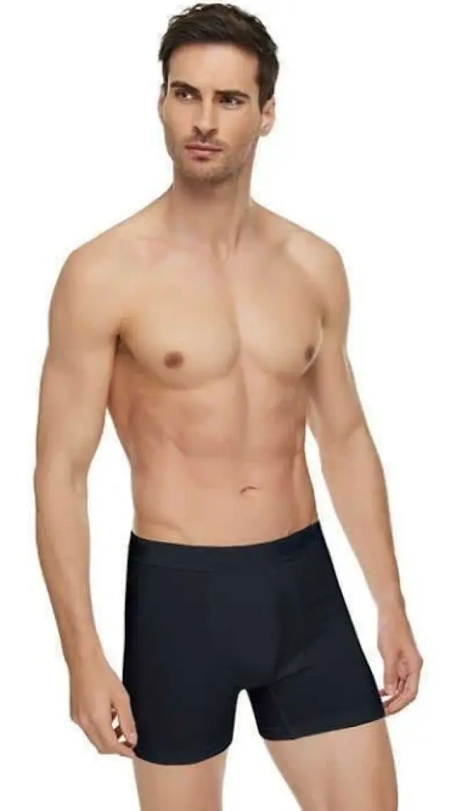 Tutku Elit 3 Adet Elit Modal Elasthan Erkek Boxer Beyaz 1251