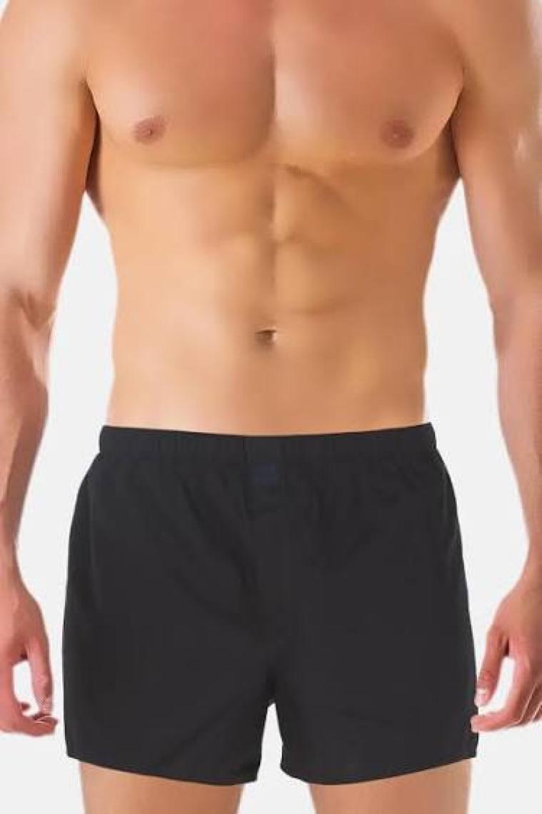 The DON Poplin Erkek Boxer Siyah Renk