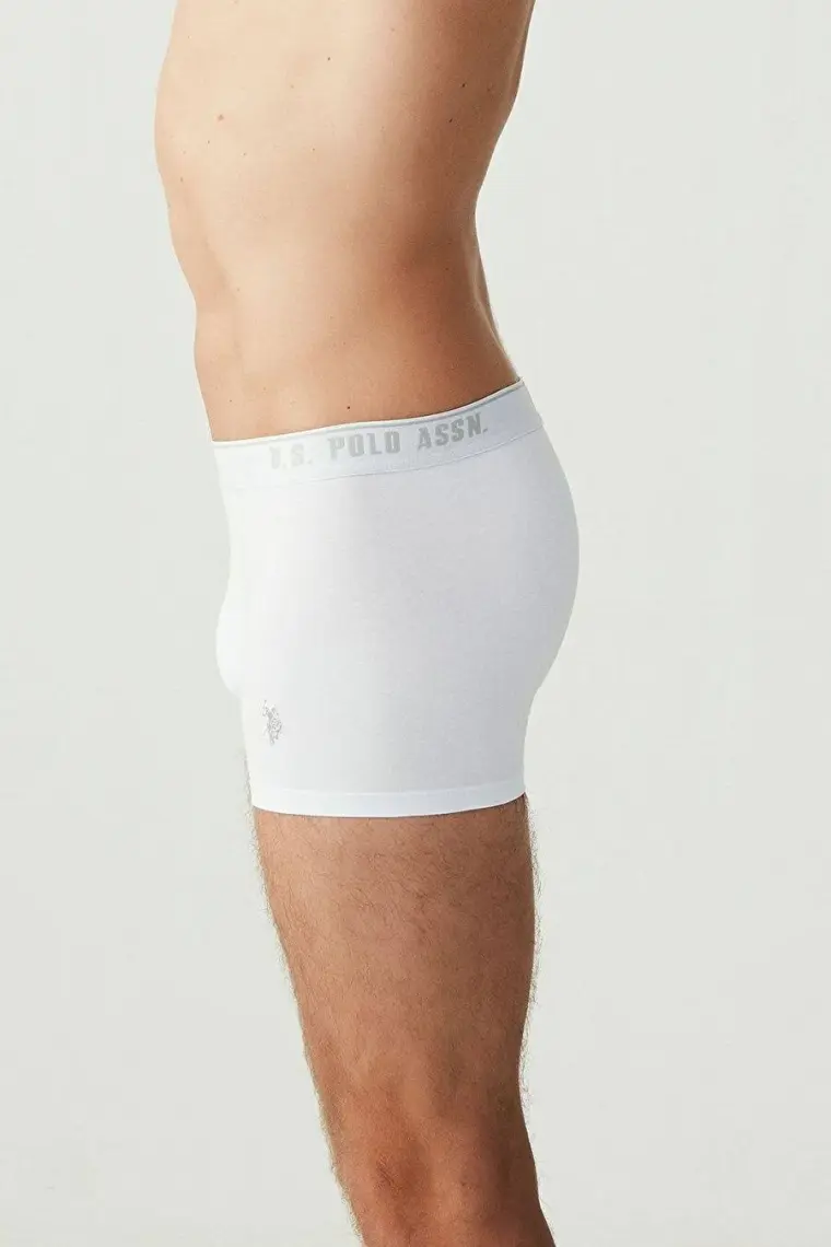 U.S. Polo Assn. Erkek Beyaz 3'lü Boxer 80097