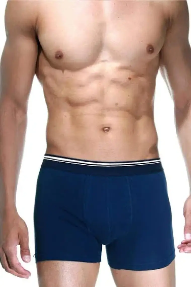 Berrak 1097 Erkek Likralı Esnek Boxer 3'lü