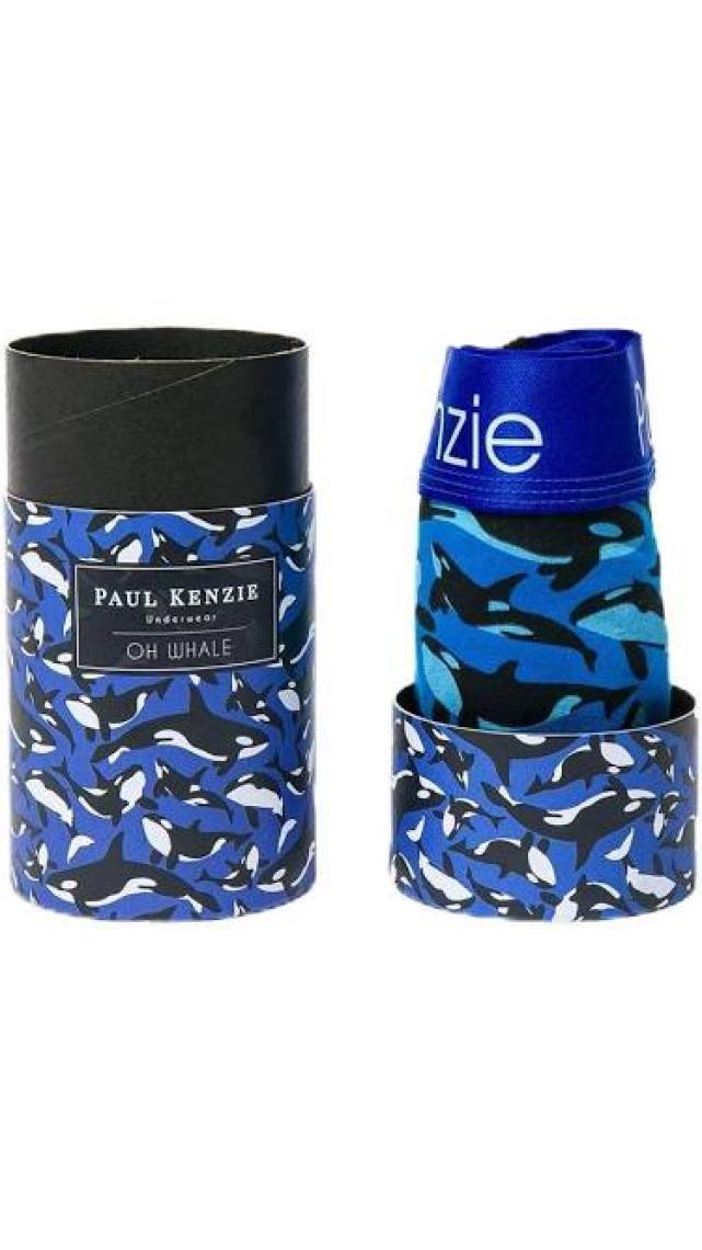 Paul Kenzie Desenli Erkek Boxer – Eco Characters – Oh Whale