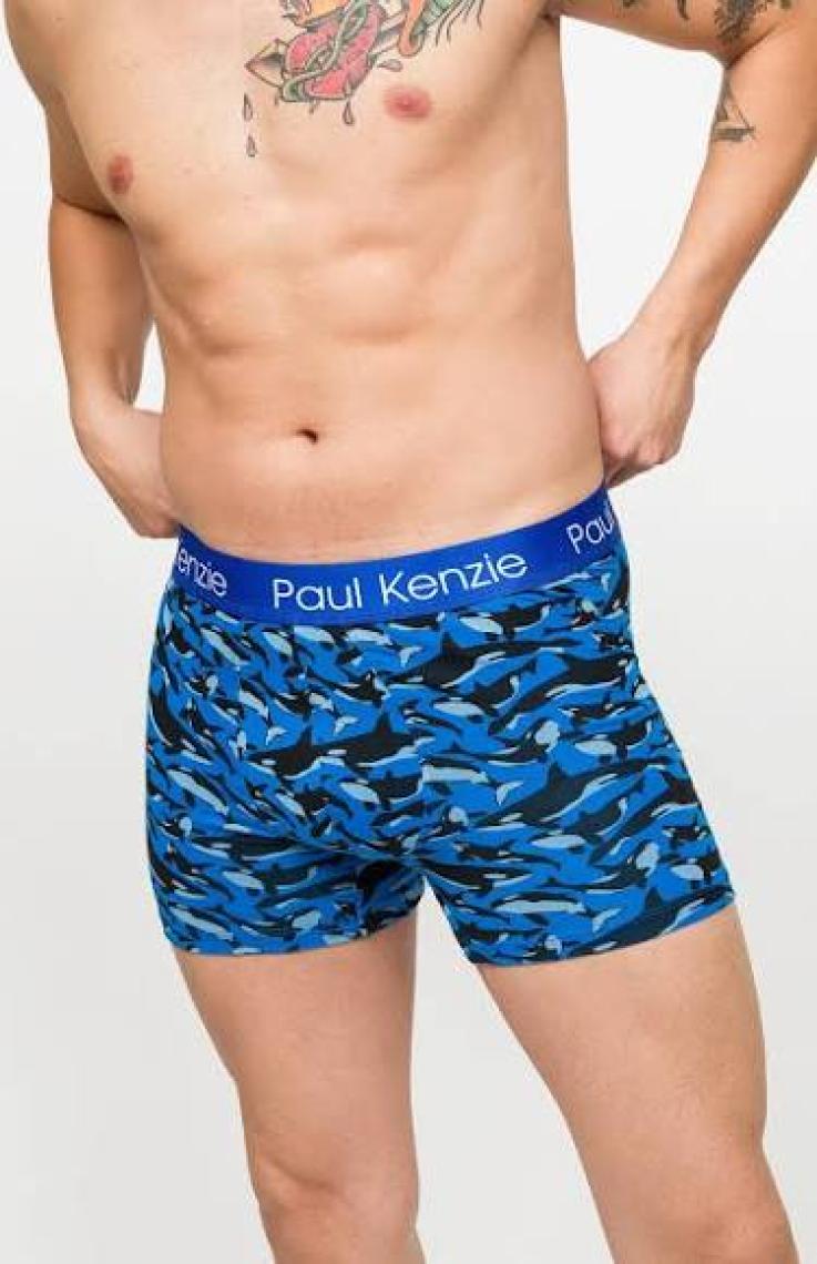 Paul Kenzie Desenli Erkek Boxer – Eco Characters – Oh Whale