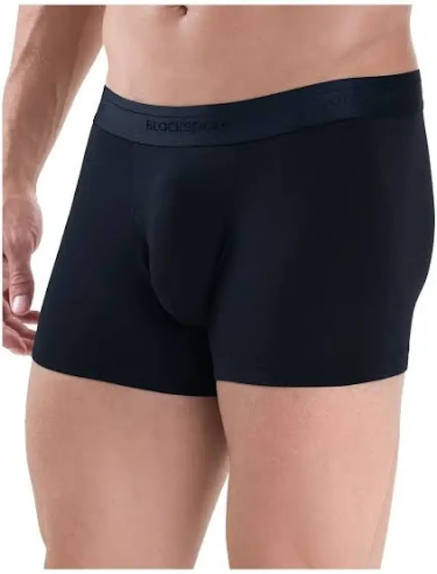 Blackspade 9323 Erkek Boxer Shorty 2'li Paket Mood - Siyah