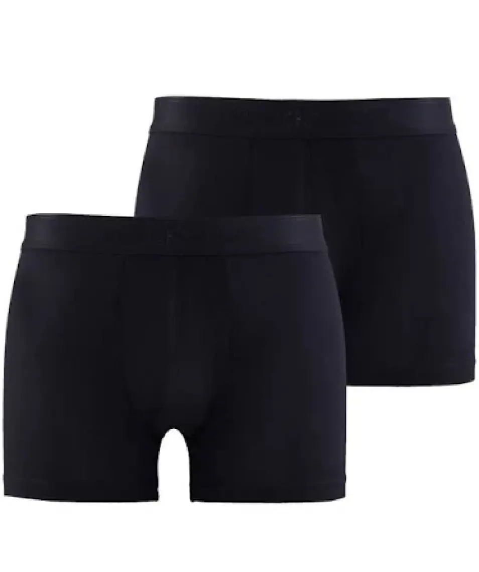 Blackspade 9323 Erkek Boxer Shorty 2'li Paket Mood - Siyah