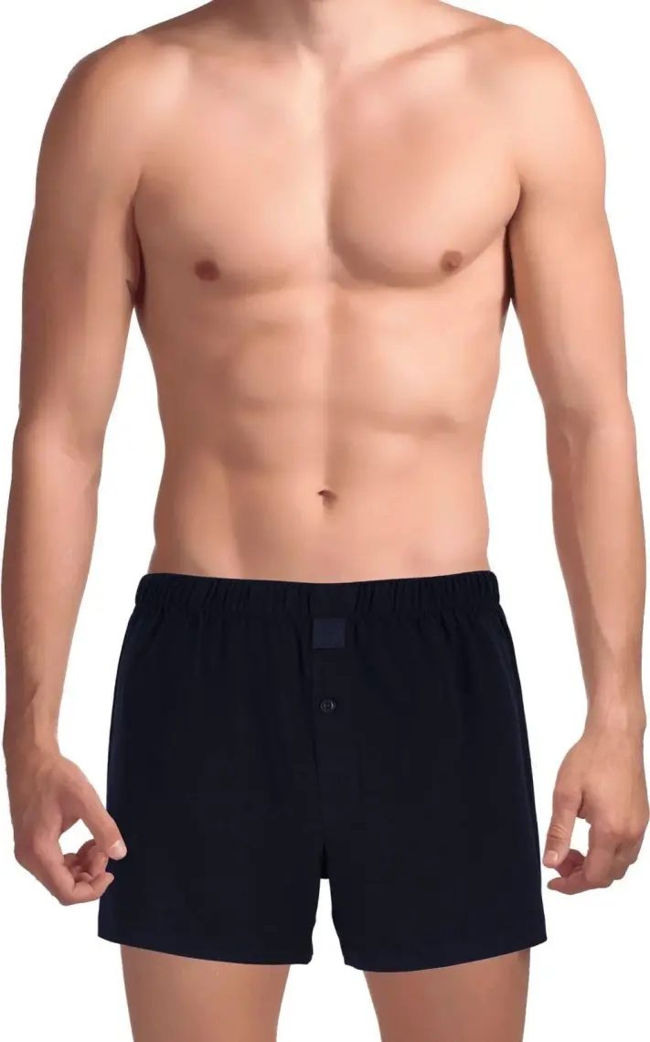 The DON Cottonizm Erkek Boxer %100 Pamuk Siyah