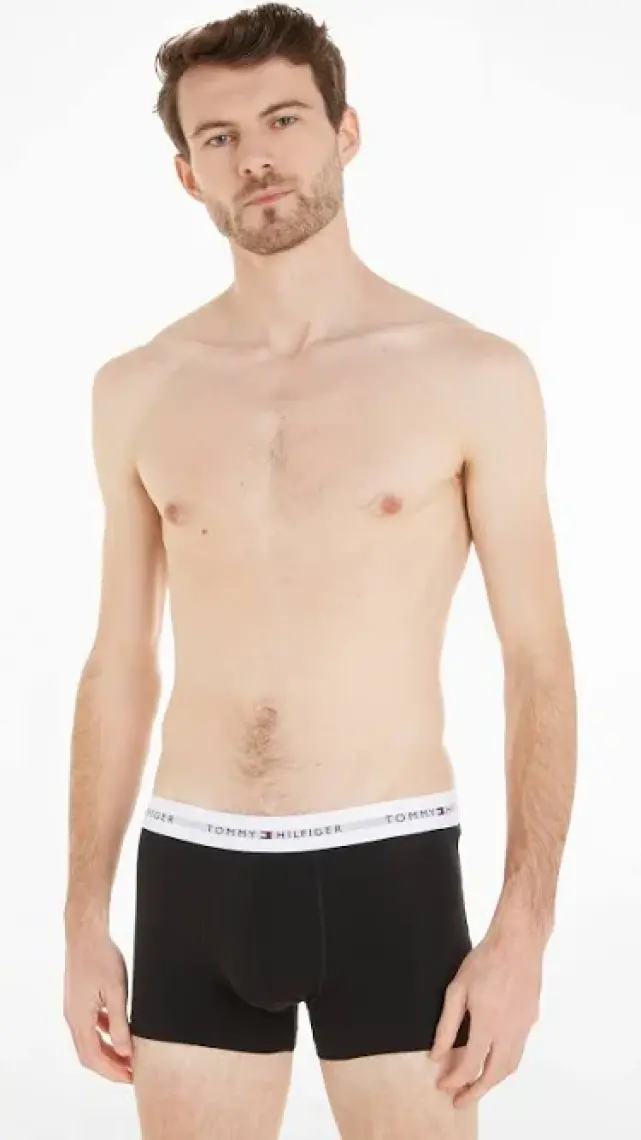 Tommy Hilfiger 3p Wb Trunk Erkek Boxer
