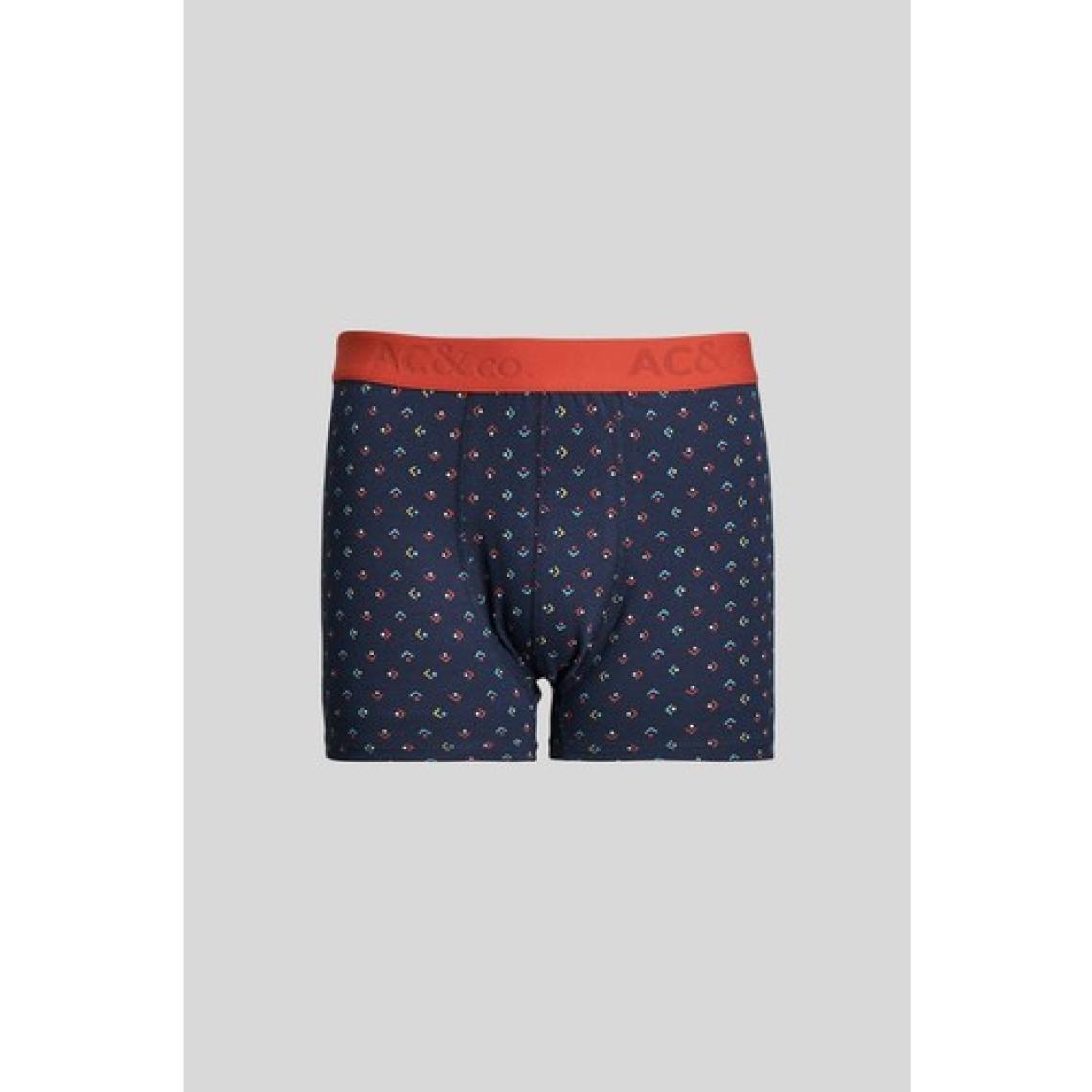Altınyıldız Classics Erkek Lacivert-saks Mavi 3'lü Pamuklu Esnek Boxer Paketi