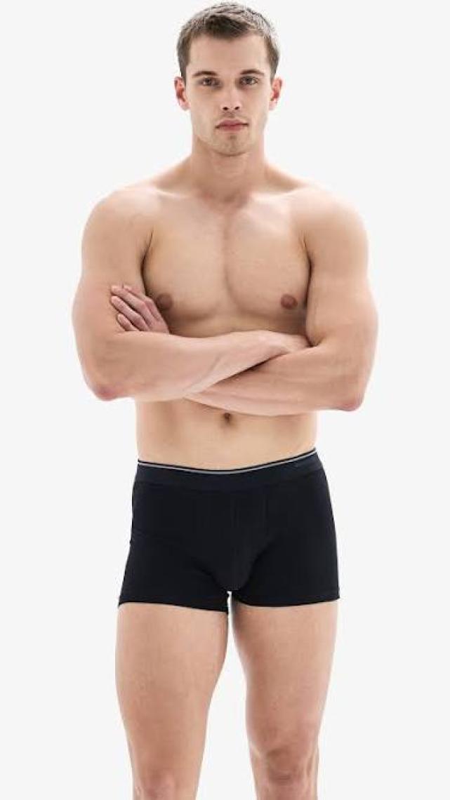 BLACKSPADE 9670 ERKEK TENDER COTTON SHORTY 3 LÜ SİYAH BOXER