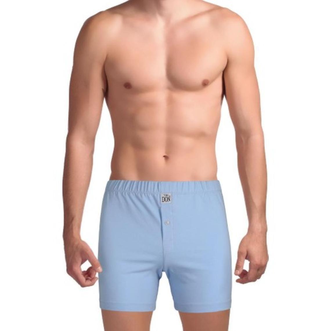 The Don Traditional Uzun Paçalı Erkek Boxer Açık Mavi Renk