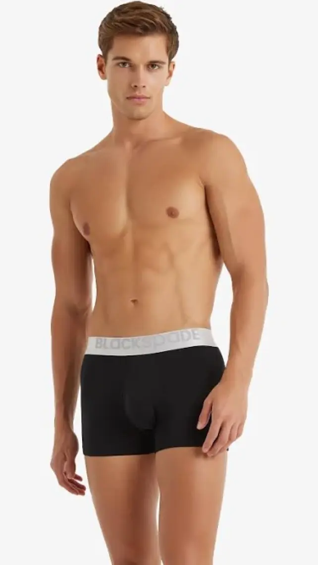 Blackspade Erkek Modal Elastan Boxer Silver 9302 - Siyah