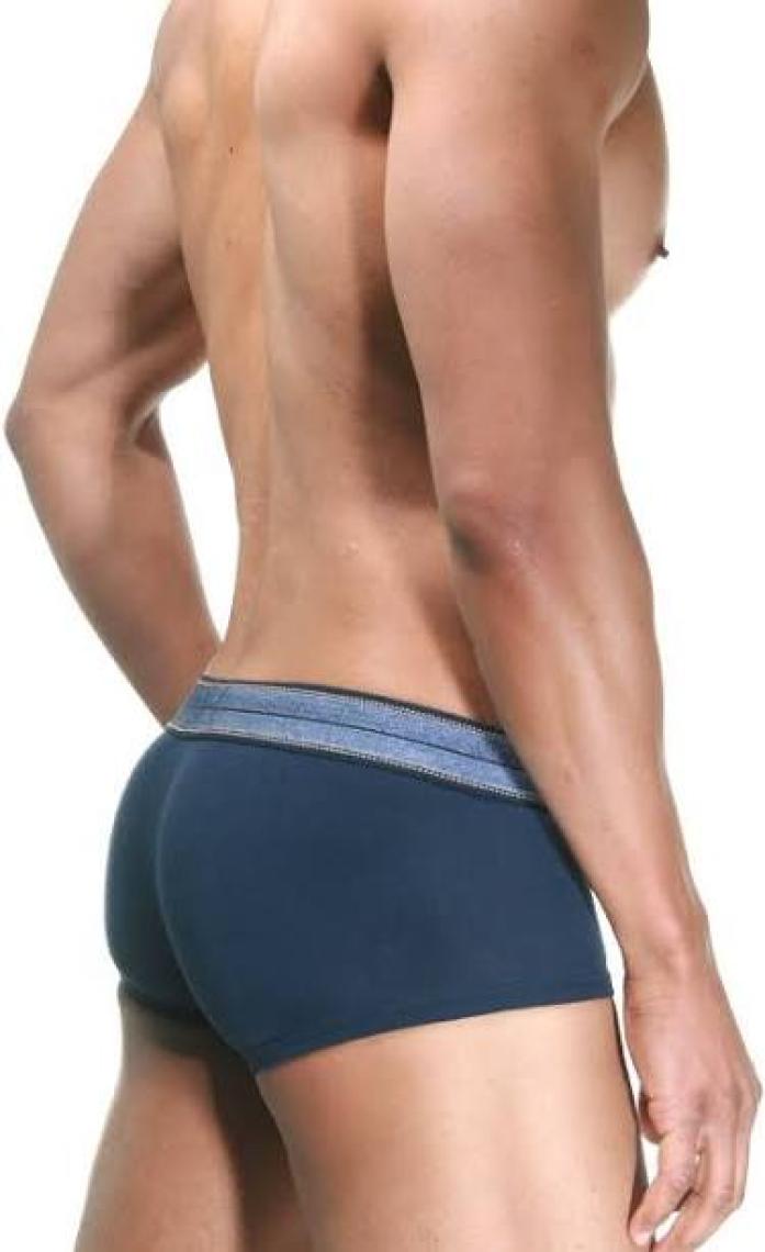 DOREANSE 1774 ERKEK MİNİ PAÇA KOT DESEN MAVİ BOXER