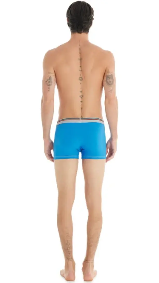 Blackspade Erkek Tekli Mavi Boxer