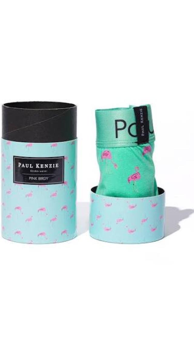 Paul Kenzie Unique Effect Desenli Erkek Boxer - Pink Birdy