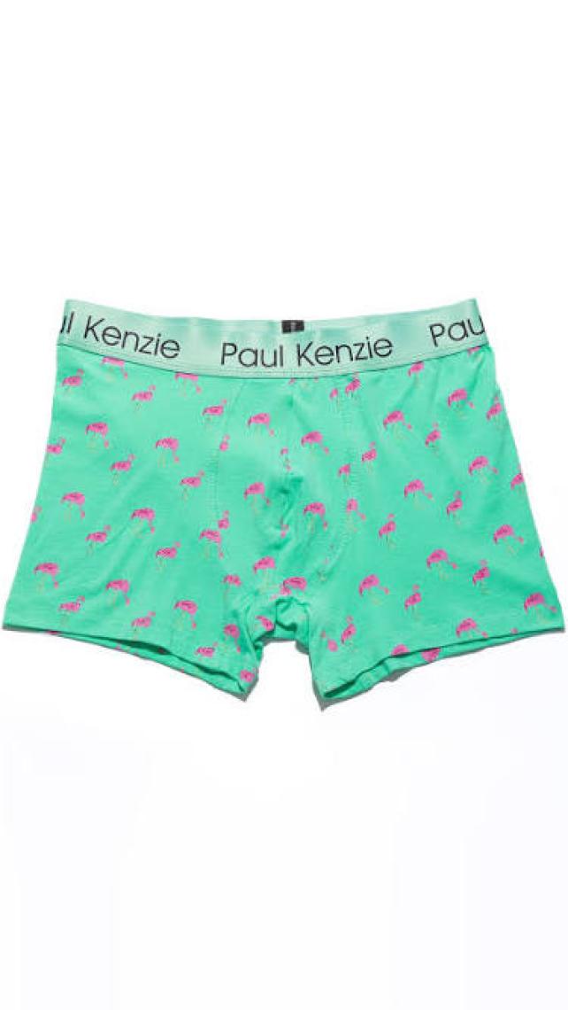 Paul Kenzie Unique Effect Desenli Erkek Boxer - Pink Birdy