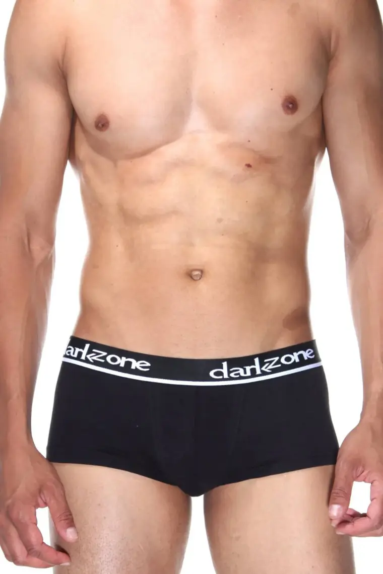 Darkzone Siyah Kısa Hipster Erkek Boxer