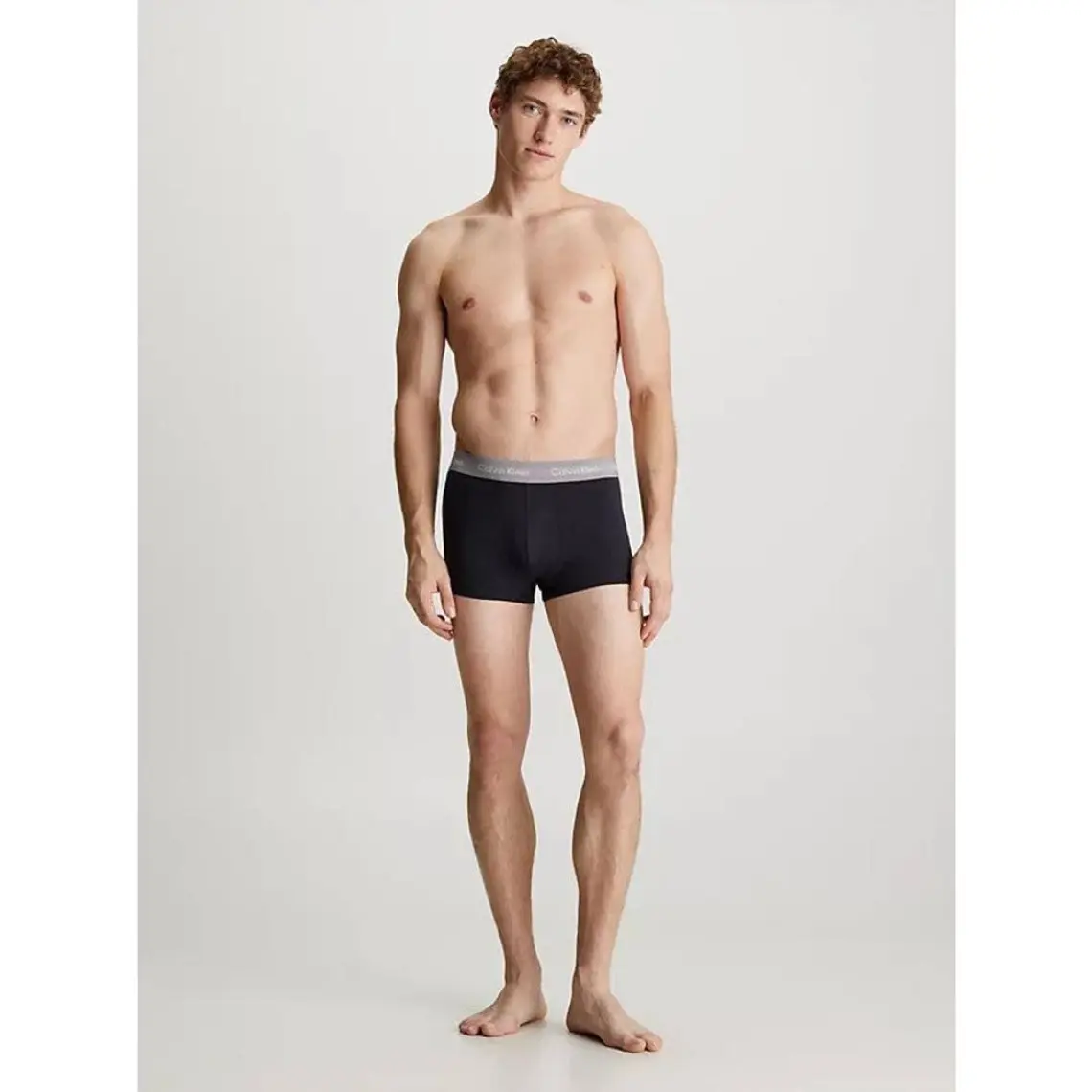 Calvin Klein Erkek 3'lü Trunk Boxer Seti Cotton Stretch