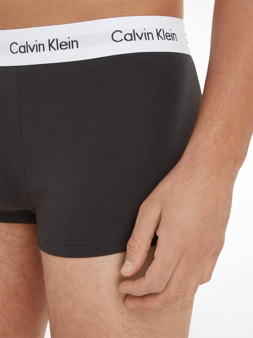 Calvin Klein Erkek 3'lü Trunk Boxer Seti Cotton Stretch