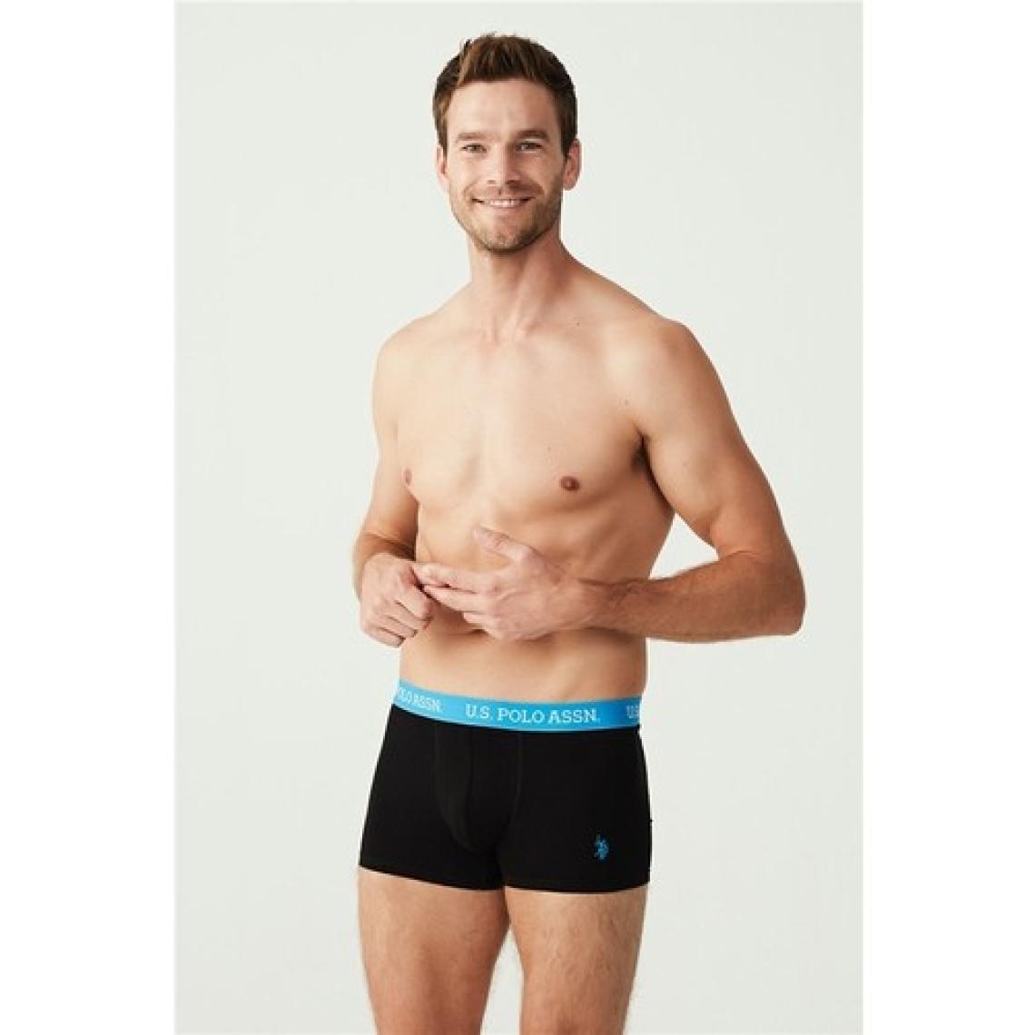 U.S. Polo Assn. Erkek Siyah 3'lü Boxer 80253