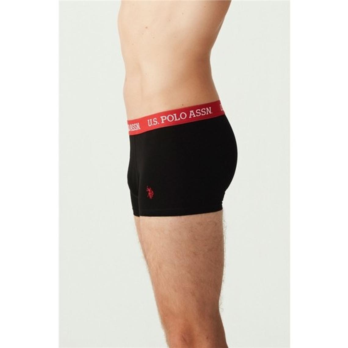U.S. Polo Assn. Erkek Siyah 3'lü Boxer 80253